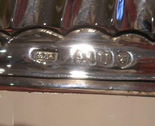 fig 1. Antique English Sterling Silver Lidded Jar - London 1895