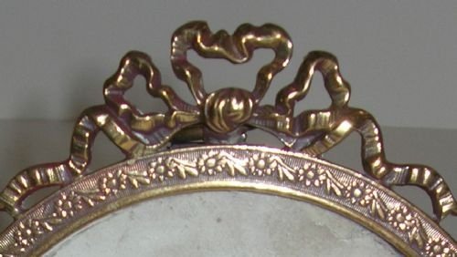 fig 1. Antique French Bronze Dore Photograph Frame