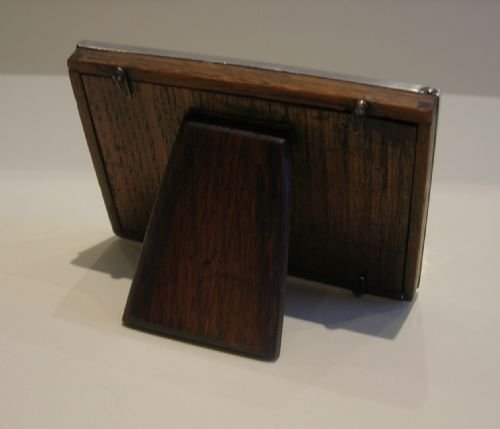 fig 1. Small Sterling Silver and Tortoise Shell Photograph Frame