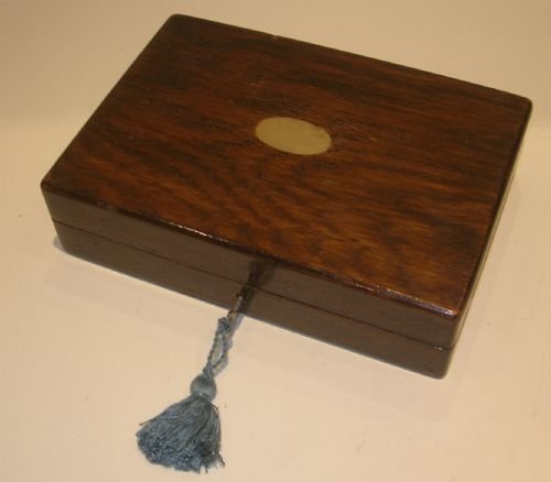 fig 1. Antique Silver Plate & Mother of Pearl Fruit Knives & Forks - Original Oak Box c.1900