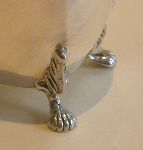 fig 1. Antique English Sterling Silver Tea Caddy - Walker & Hall