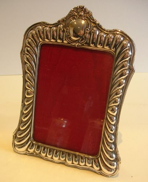 Antique English Sterling Silver Photograph Frame - Victorian