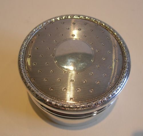 Antique English Sterling Silver Box - Highly Decorative - Edwardian