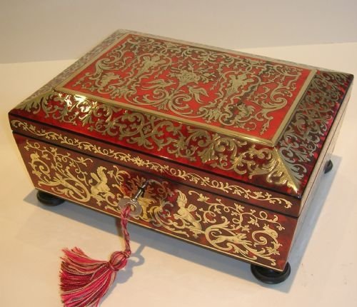 Outstanding English Georgian Boulle Box - Museum Quality C.1820
