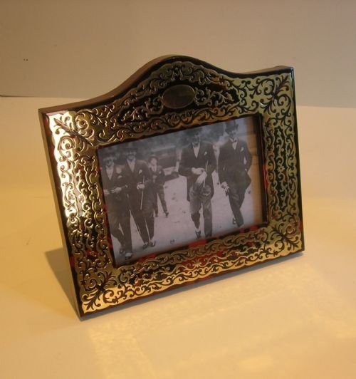 Magnificent Antique English Boulle Photograph Frame C.1880
