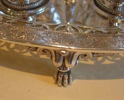 fig 1. Antique English Egg Cruet For Six By Elkington & Company - 1903
