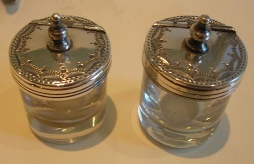 fig 2. Antique English Figural Double Inkstand - Nautical Themed - Sailor Paddling