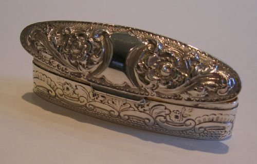 Stunning English Victorian Sterling Silver Box - 1896