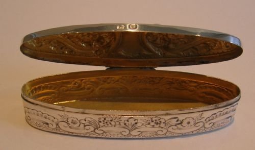 fig 1. Stunning English Victorian Sterling Silver Box - 1896