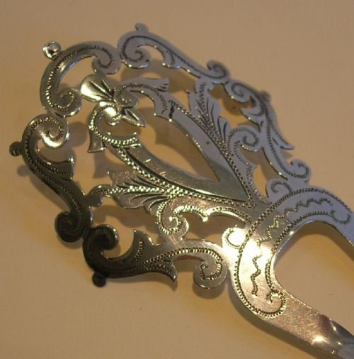 Antique English Sterling Silver Hair Comb / Decoration - 1906