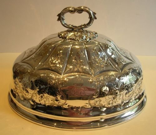 Magnificent Antique English Meat or Food Domed Cover C.1880