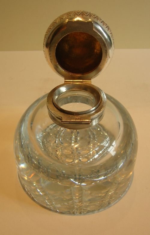 fig 2. Magnificent & Huge Partner's Desk Inkstand / Inkwell - Betjemann's