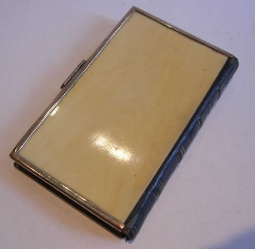 fig 1. Antique English Ivory Common Prayer Book Dated 1874