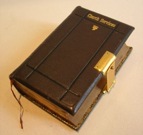 Antique English Leather Bound Church Services / Common Prayer Book C.1860