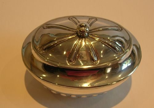 fig 1. Antique English Sterling Silver Tea Caddy - William IV - 1832