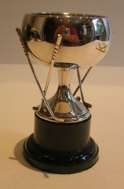 Vintage English Sterling Silver Golf Trophy - Birmingham 1934