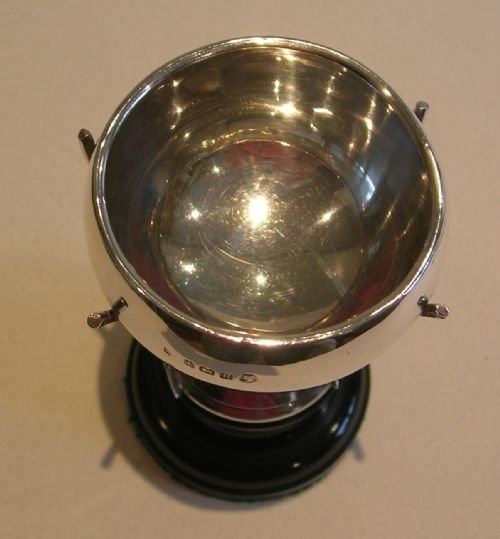 fig 1. Vintage English Sterling Silver Golf Trophy - Birmingham 1934