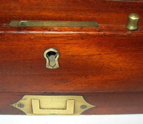 fig 3. Antique English Inlaid Mahogany Artist's Watercolour Box By Winsor & Newton