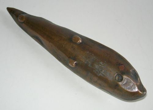 fig 1. Antique Bronze Pen Tray