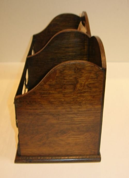 fig 1. Antique English Oak and Brass 