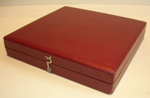 fig 1. Vintage Travel Chess Set By Jaques of London c.1920