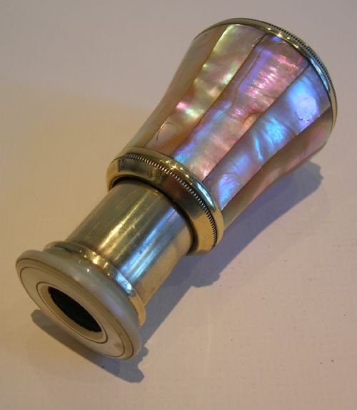 Antique French Mother of Pearl Monocular C.1880 / 1900
