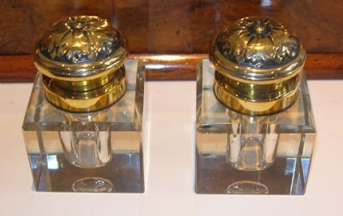 fig 3. Handsome English Victorian Stationery / Writing Box In Burr Walnut c.1890
	
