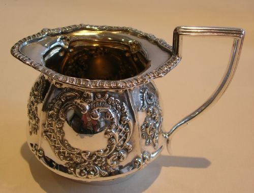 fig 1. Antique English Silver Plated Bachelor Tea Set c.1900