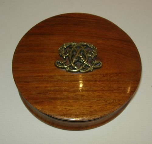 Grand Antique English Snuff Box with Monogram & Dated 1852