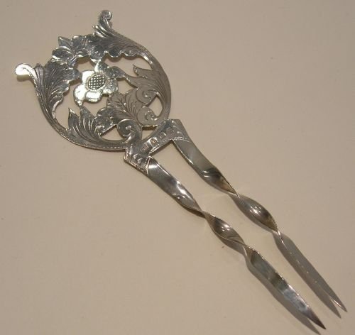 Delightful Sterling Silver Hair Comb - Birmingham 1907
