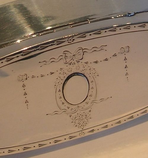 Large Antique English Sterling Silver - Seven Rings - 1907
