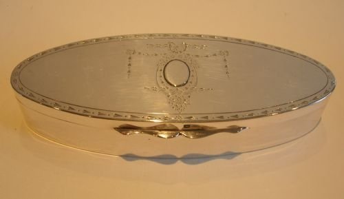 fig 1. Large Antique English Sterling Silver - Seven Rings - 1907