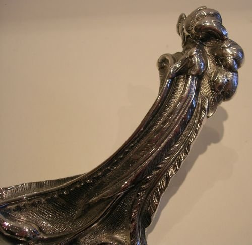 fig 1. Decorative Silver Plated Chamberstick - Art Nouveau c.1890