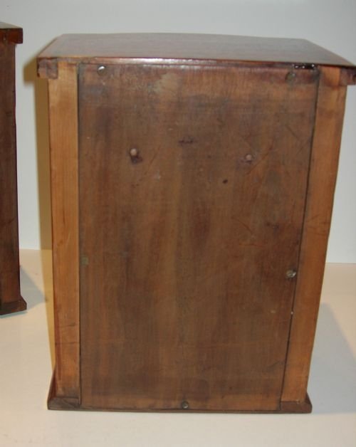 fig 1. Magnificent Pair of Inlaid Mahogany Table Cabinets c.1900