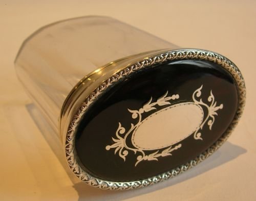 fig 1. Sterling Silver & Tortoiseshell Lidded Jar - 1919
