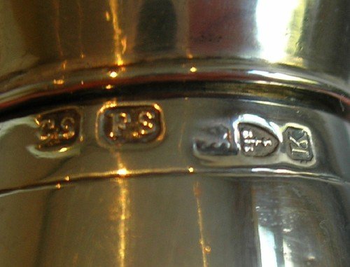 fig 1. English Victorian Sterling Silver Novelty Pepper Pot In The Form of a Milk Churn - 1893