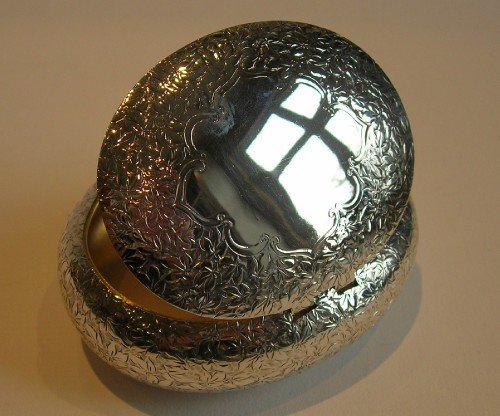 Antique English Sterling Silver Tobacco Box - Victorian by George Unite