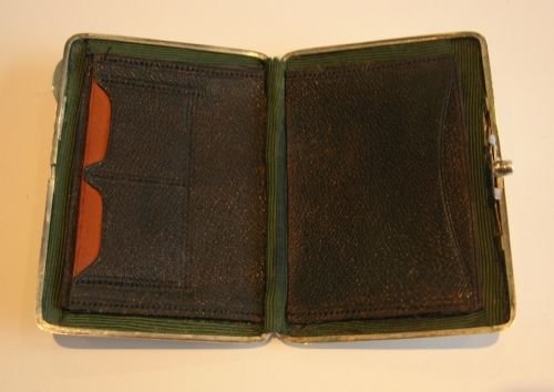 fig 1. Exquisite Art Nouveau English Sterling Silver Card Case - Edwardian