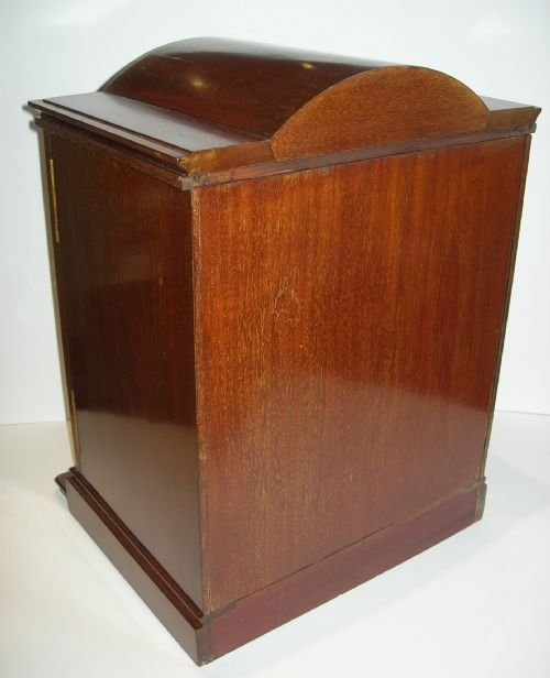 fig 3. Magnificent & Grand Inlaid Mahogany Writing / Stationery Cabinet - Georgian House Front
