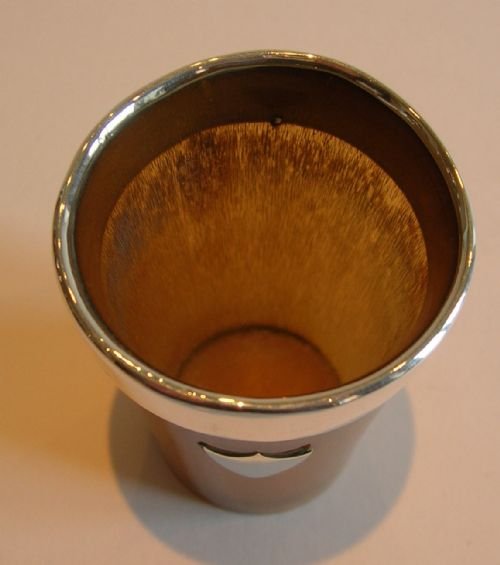fig 1. Horn & Scottish Sterling Silver Cup / Beaker - Edinburgh 1938