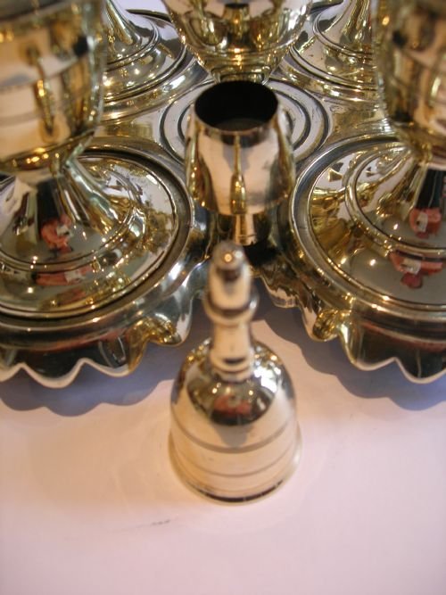 fig 2. Late Eighteenth Century Spanish Brass Standish / Desk Set c.1790