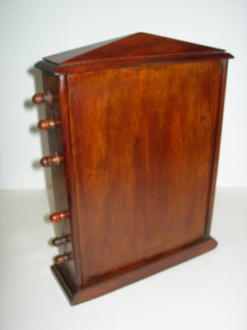 fig 1. Grand Oversized Antique English Wooden Desk-Top Perpetual Calendar c.1910