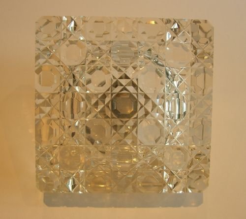 fig 2. Large English Cut Crystal & Sterling Silver Inkwell - 1927