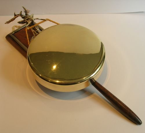 fig 1. Antique English Figural Oak & Brass Dinner Gong by William Tonks c.1880