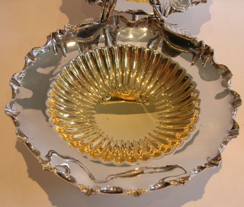 fig 1.
Antique English Silver Plated Double Strawberry Serving Dish c.1890