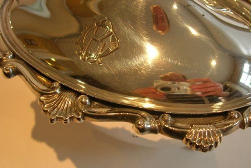 fig 1. Unusual Antique English Double Sauce Tureen by John Round c.1880
