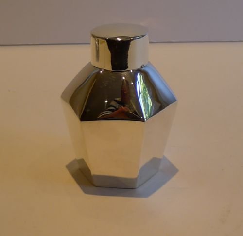 Antique English Sterling Silver Tea Caddy - Chester 1910