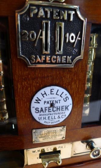 fig 1. Rare Antique English W.H. Ell's Change Machine c.1890 - Superb Condition