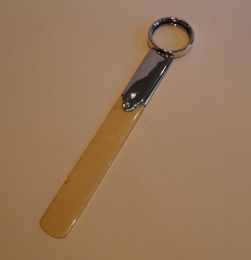 Asprey Ivory Paper Knife with Integral Magnifying Glass - 1930
