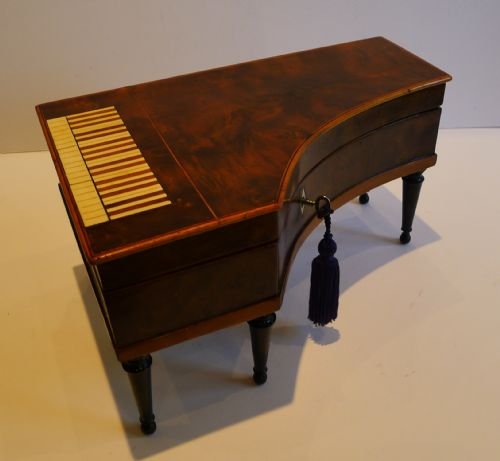 French Regency (Louis Xviii) Figural Jewelry Box - Piano, C.1820